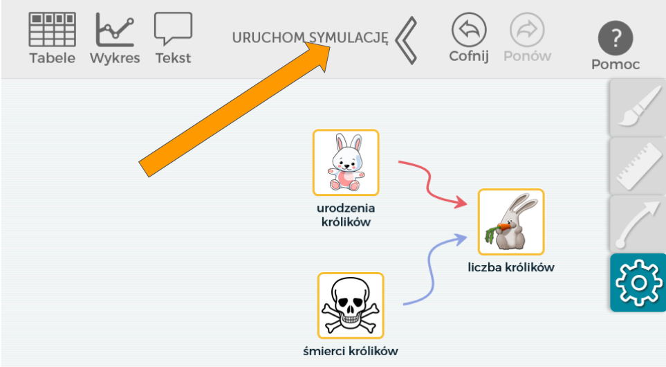 Simulate arrow location