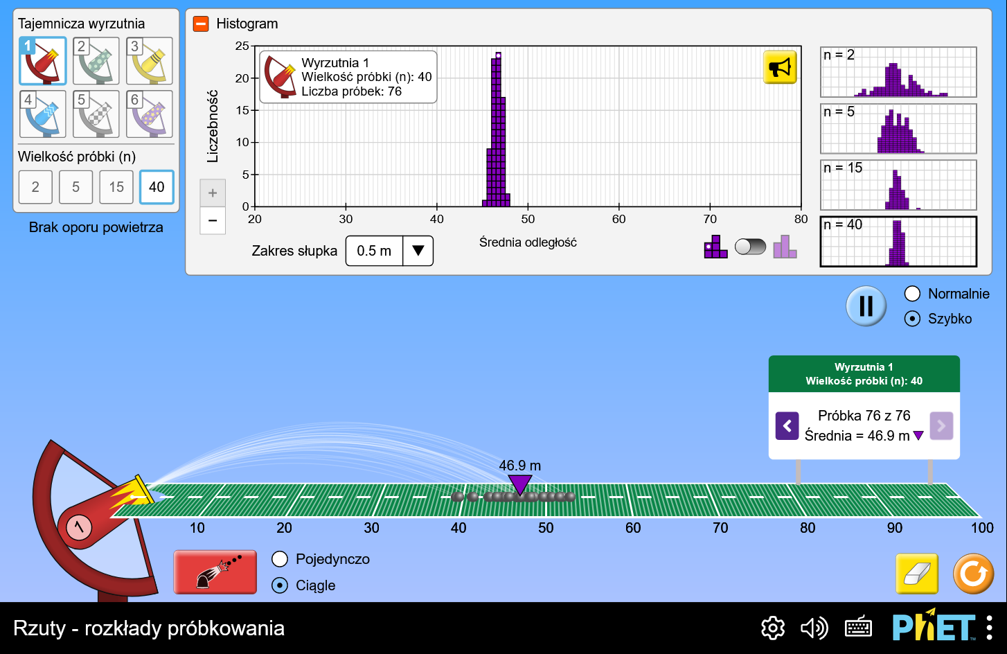 projectile-sampling-distributions